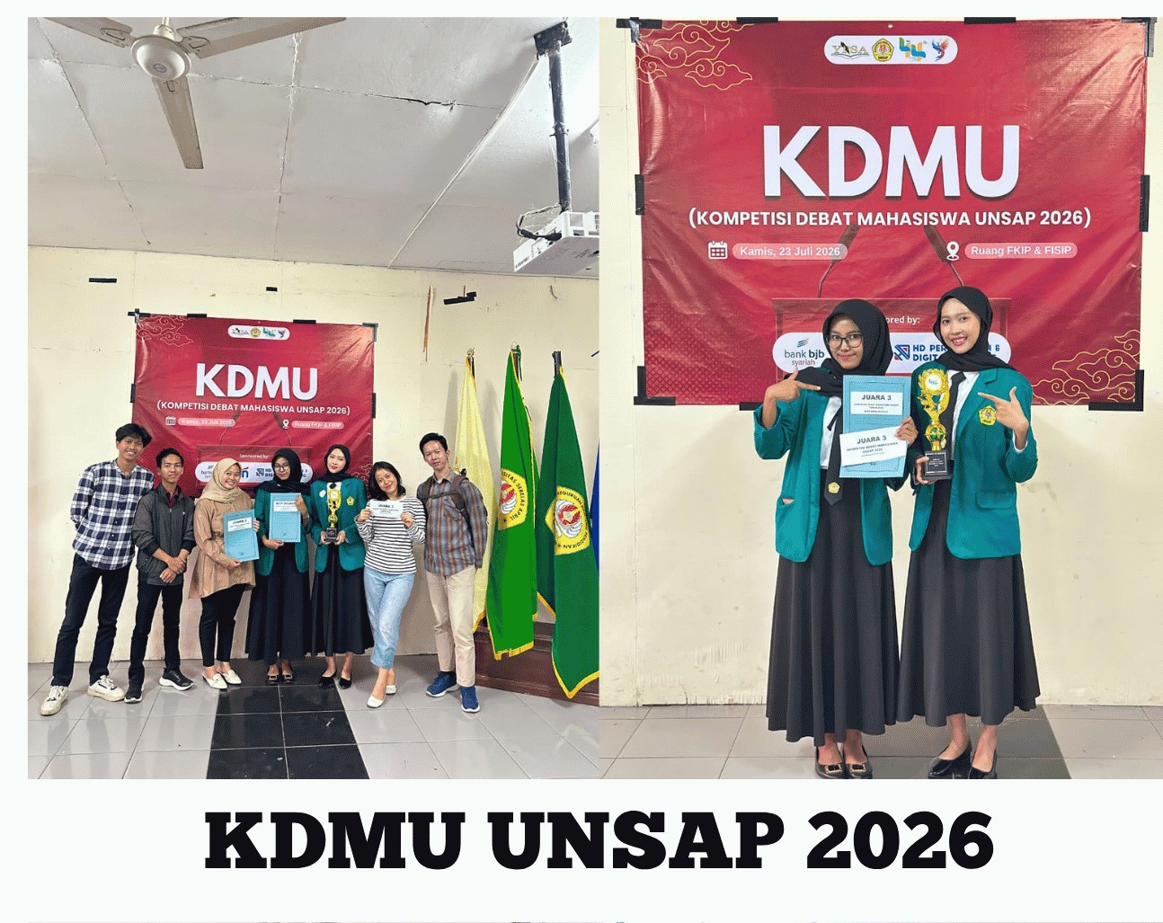 Program Studi Akuntansi FEB UNSAP Raih Juara III dan Best Speaker pada KDMU 2026