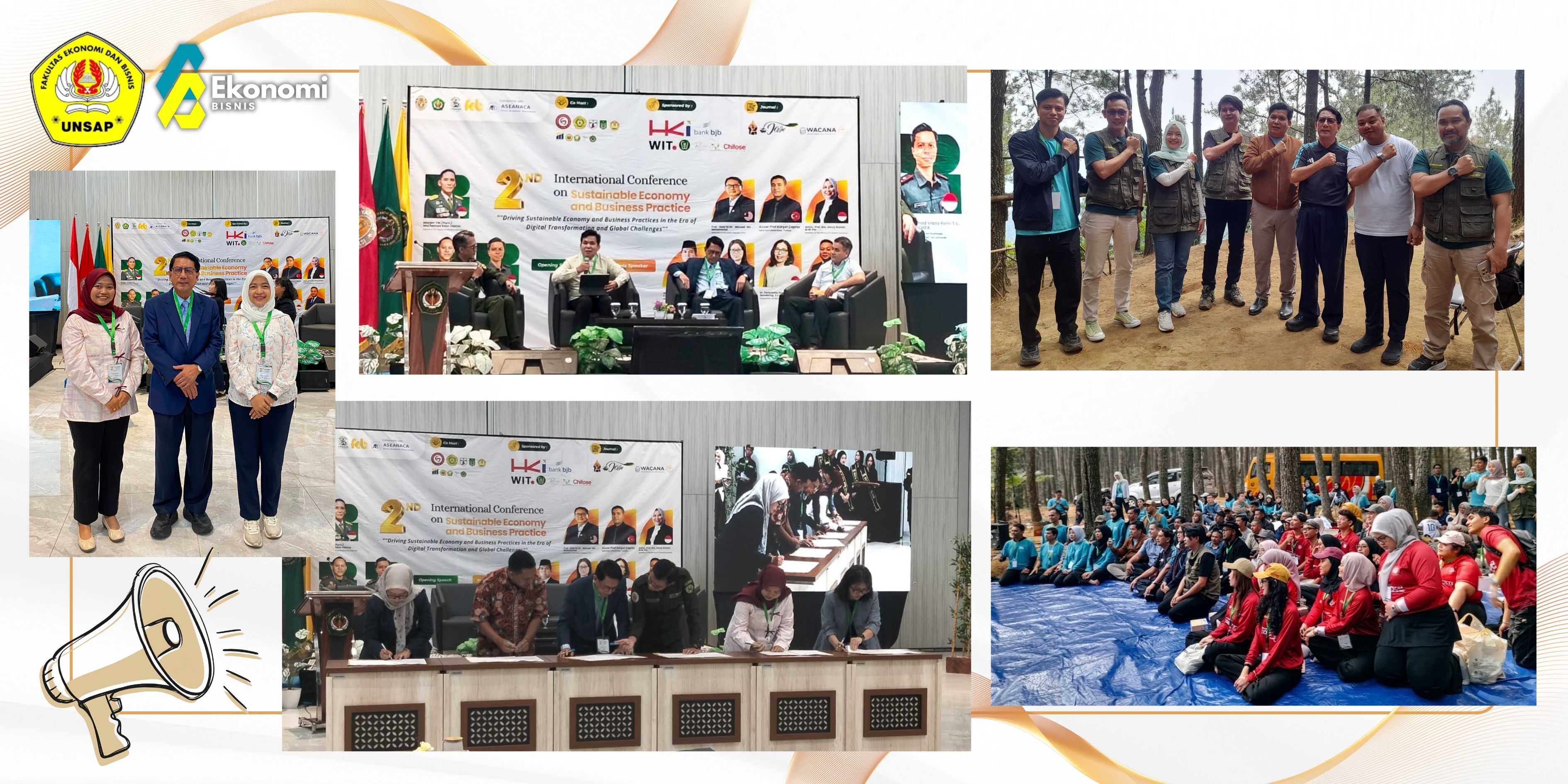 International Conference UNJANI, Serta Best Paper oleh Fakultas Ekonomi dan Bisnis