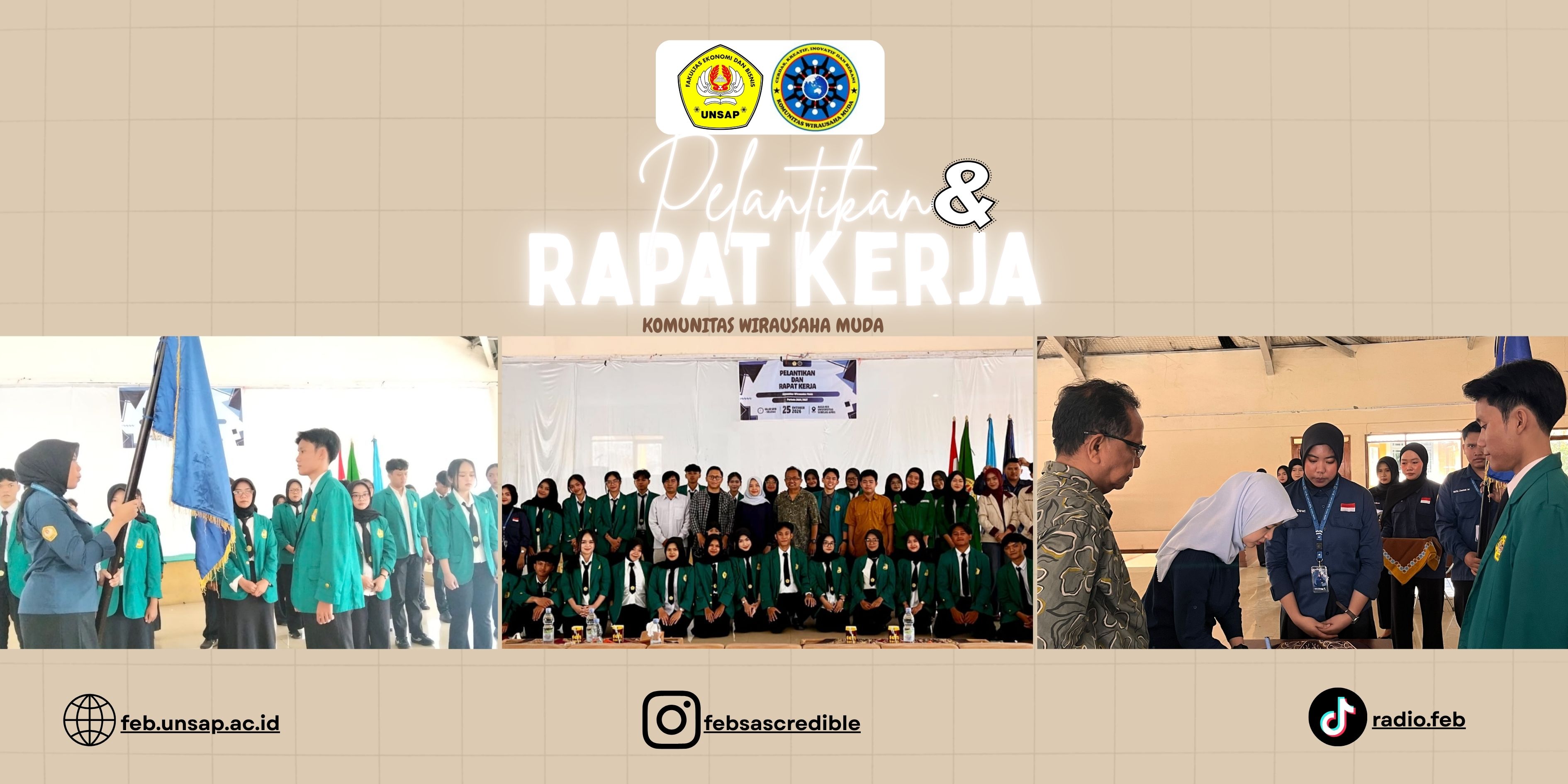 Resmi Dilantik, Pengurus Baru UKM Komunitas Wirausaha Muda Siap Cetak Entrepreneur Muda Berdaya Saing.